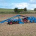 Lemken Karat 9 KUA -kultivaattori pellolla työskentelemässä, koneessa Contourtrack