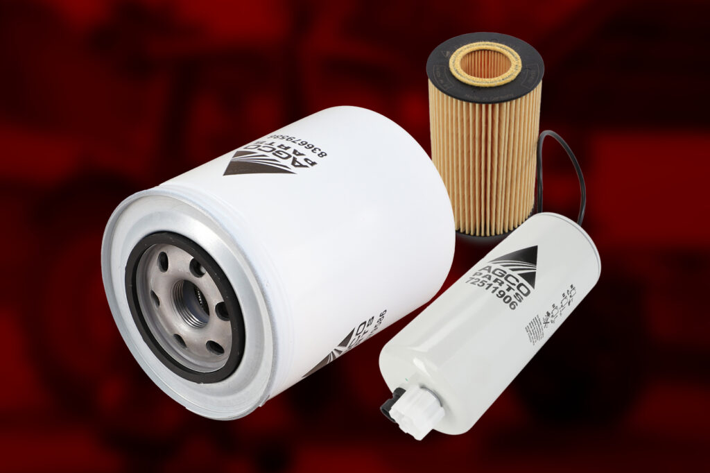 Alkuperäiset AGCO Parts -suodattimet.