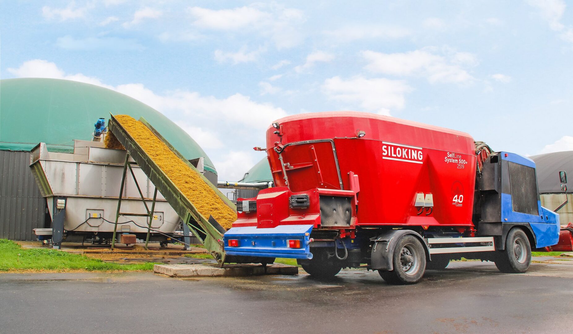 Siloking System 1000+ seosrehuvaunu.