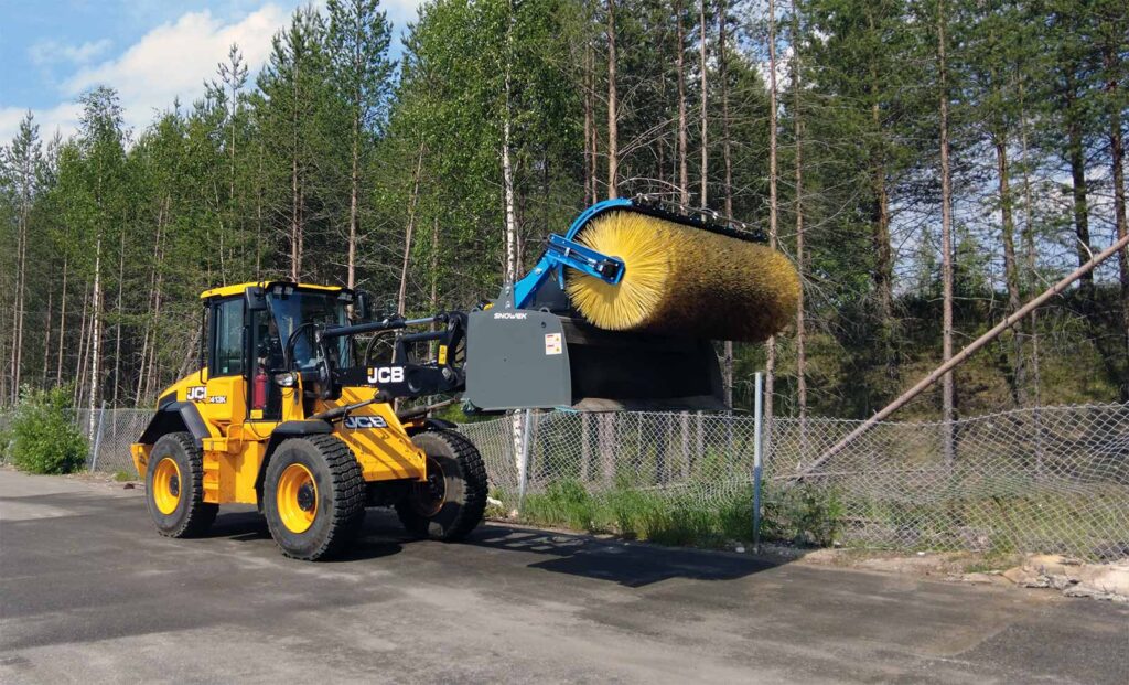 Snowek-kauharjan tyhjennys.