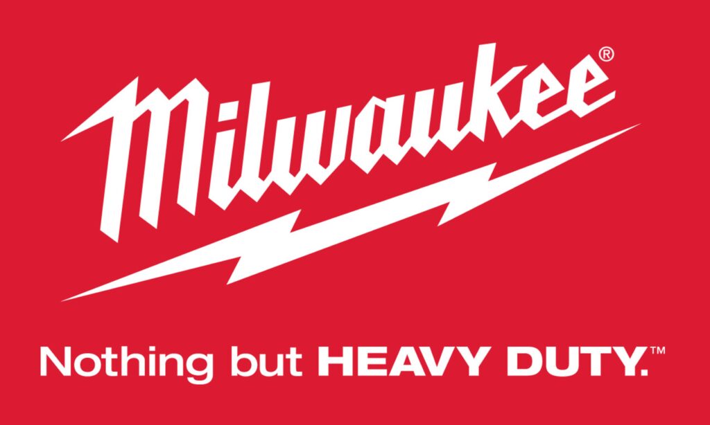 Milwaukee-akkutyökalujen logo.