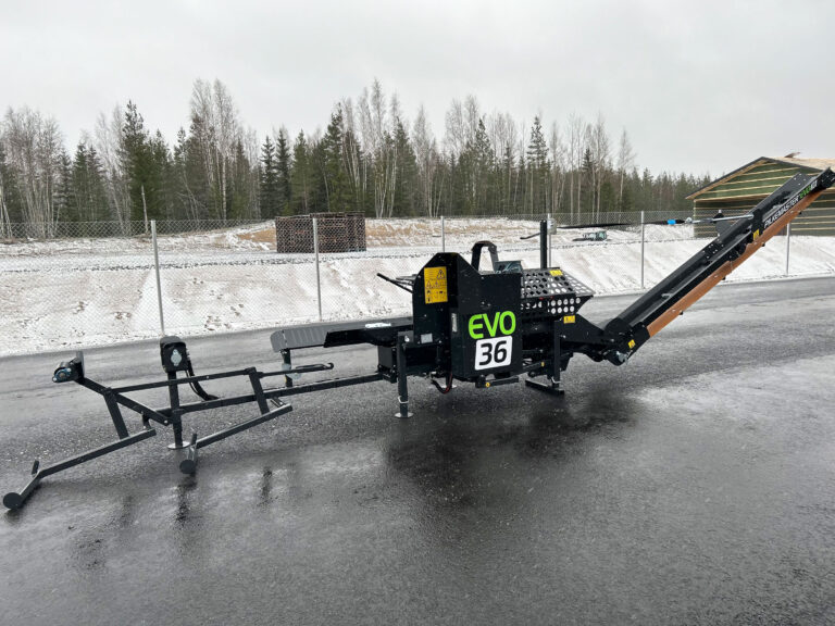 Pilkemaster EVO36 klapikone talvella.