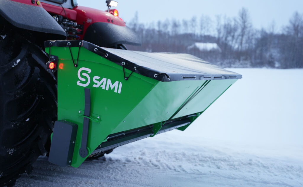 Sami SL-hiekoitin lähikuvassa.