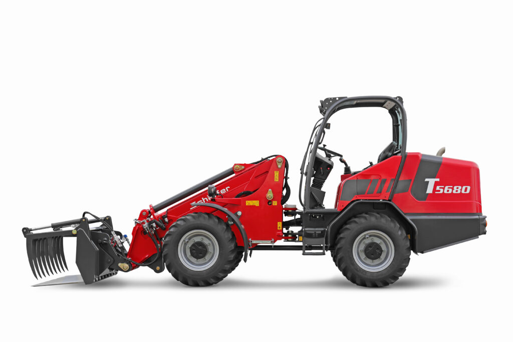 Schäffer 5680 T-3 -teleskooppikuormaaja.