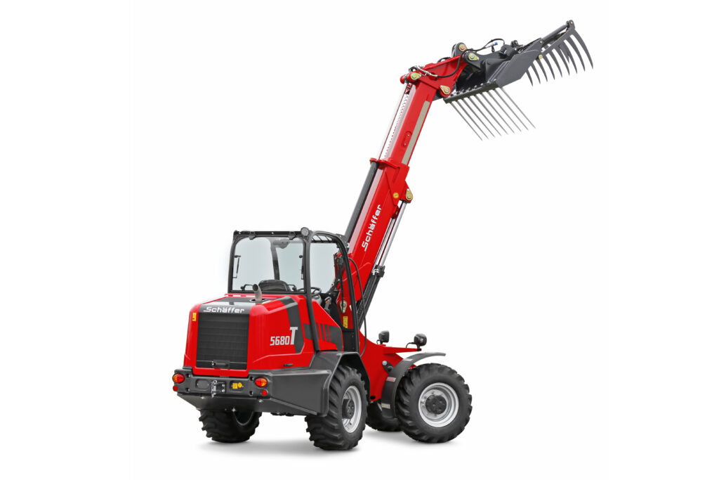 Schäffer 5680 T-3 -teleskooppikuormaaja.