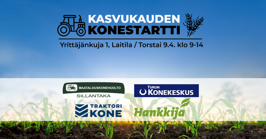 Kasvukauden konestartti -tapahtuma Laitilassa.