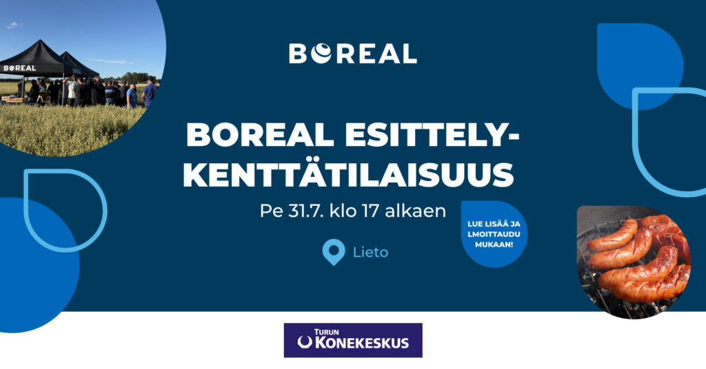 Borealin esittelykenttätilaisuus Liedossa.